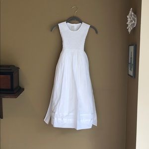 Girls formal white dress